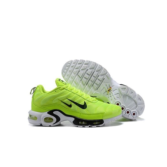 Baskets NIKEEEs Air tn Plus 3 8909 Y2 Hommes Blanc et vert Sz 43