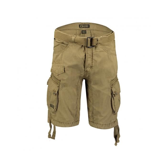 Bermuda Homme Casual Coton Canadian Peak PIRATE MEN Mastic XXL Mastic Cdiscount Pret a Porter