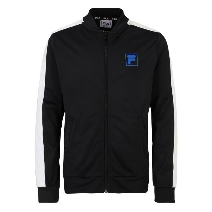 Veste de surv tement enfant Fila Billerbeck Noir Blanc Manches
