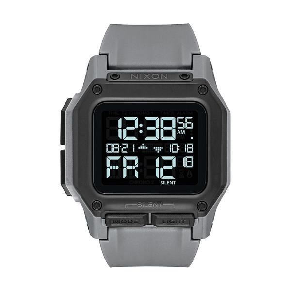 Montre - NIXON - Regulus A1180-632 - Étanche 5 ATM - Cuir noir - Sport pour homme Montre - NIXON - Regulus A1180-632 - Étanche 5 ATM - Cuir noir - Sport pour homme