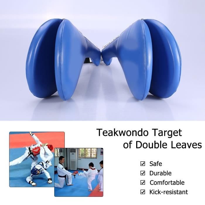 Omabeta Double coup de pied de Taekwondo Taekwondo Double Kick Train Strike Pad Cible Tae Kwon