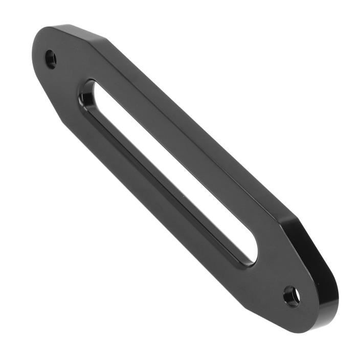 Guide-Câble Treuil Hawse Fairlead Aluminium 10 Pouces - Charge 8000-15000 Lb Noir Pour ATV UTV