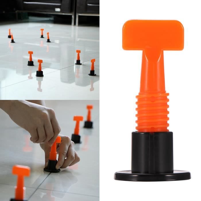 50pcs Niveleur De Carrelage Avec Cle Speciale Outils Systeme De