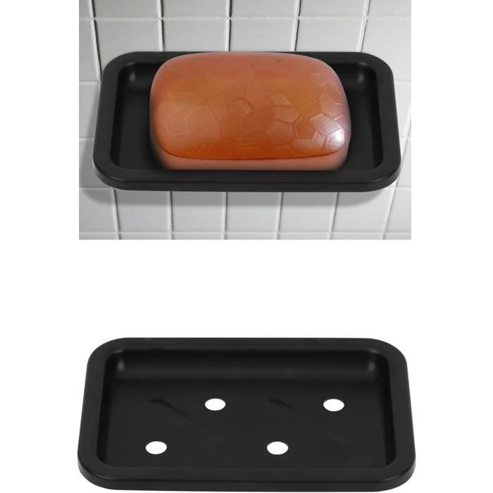 Porte-savon Mural Vintage Gris Chrome PROVENDI Pour Salle De Bains Déco