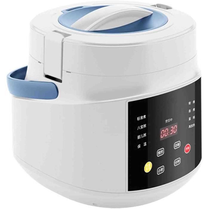 Mini Cuiseur à Riz 12V Pour Voiture/camping – Capacité 2 L, Avec Câble Allume-cigare, Cuisson Riz, Pâtes, Légumes Vapeur