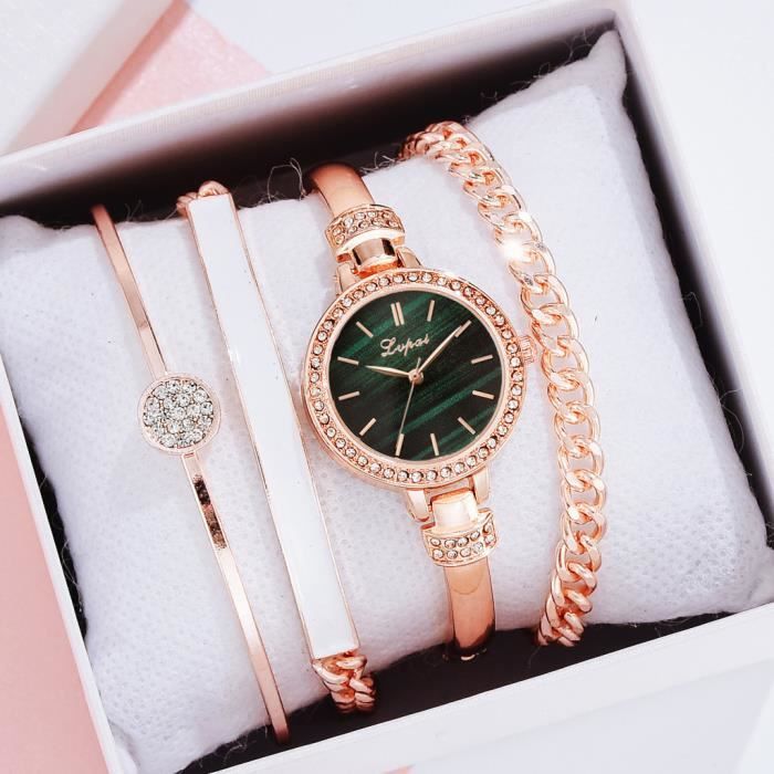 Coffret Cadeau Montre Femme Bracelet Femme Cygne - Collier femme - Bijoux  femme Cadeau ST Valentin Anniversaire - 3 PCS , - Achat/vente montre Femme  Adulte Rouge Acier - Cdiscount