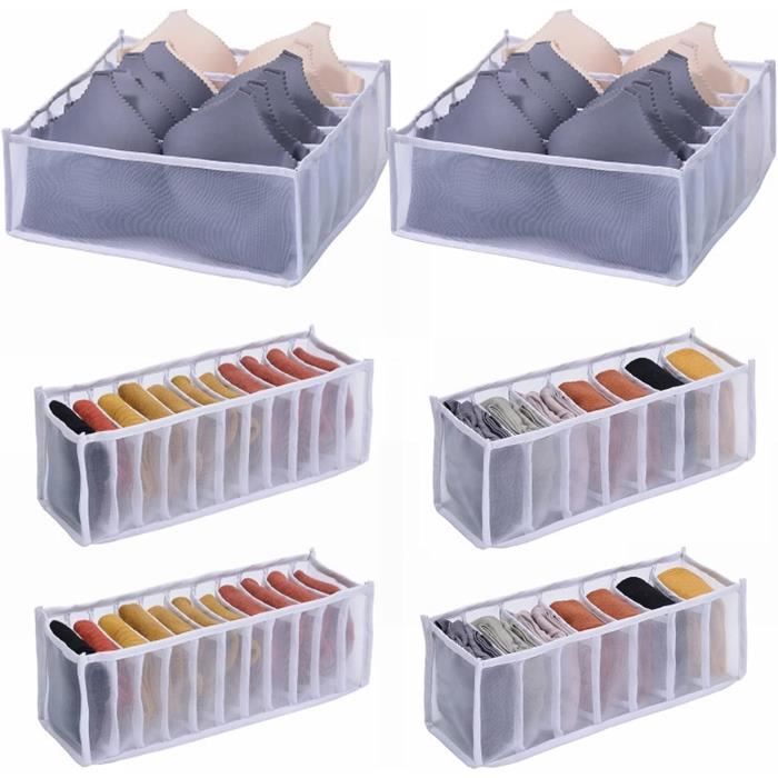 Cicilin Kit de 4 Boîte de Rangement Tiroir Organisateur Séparateur