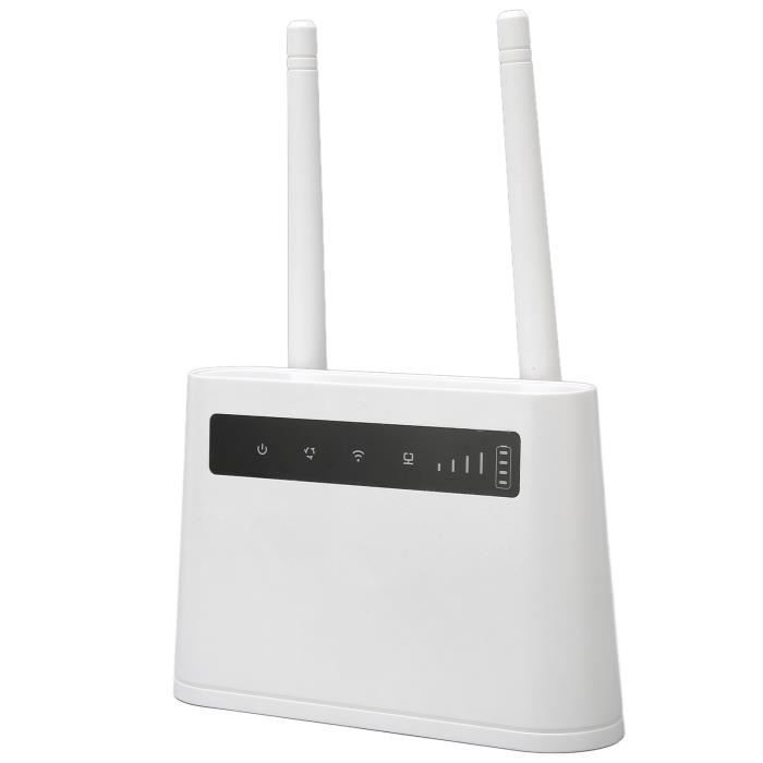 Tbest Routeur modem 4G LTE Routeur WiFi 4G 300 Mbps haute vitesse 4000