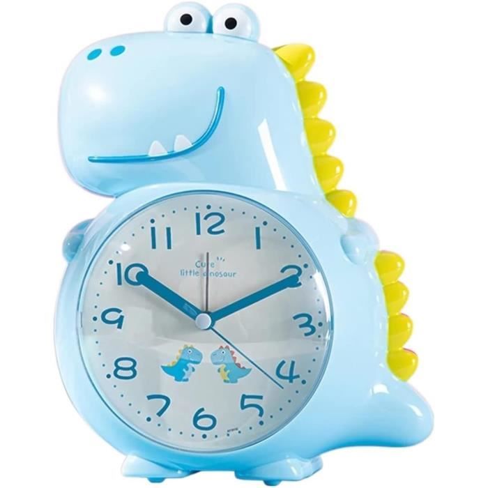 Réveil Numérique Dinosaure Pour Enfants - Lampe De Nuit LED Avec Snooze - Vert Ou Kaki