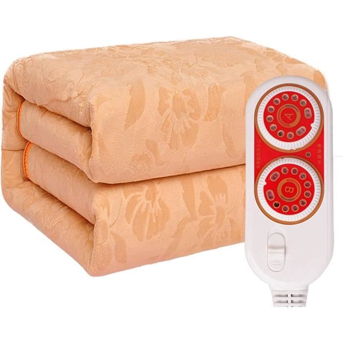 Couverture Chauffante Berssen 180x130 Cm - 6 Niveaux De Chaleur, Minuterie 1-9h, Lavable - Protection Surchauffe - 3