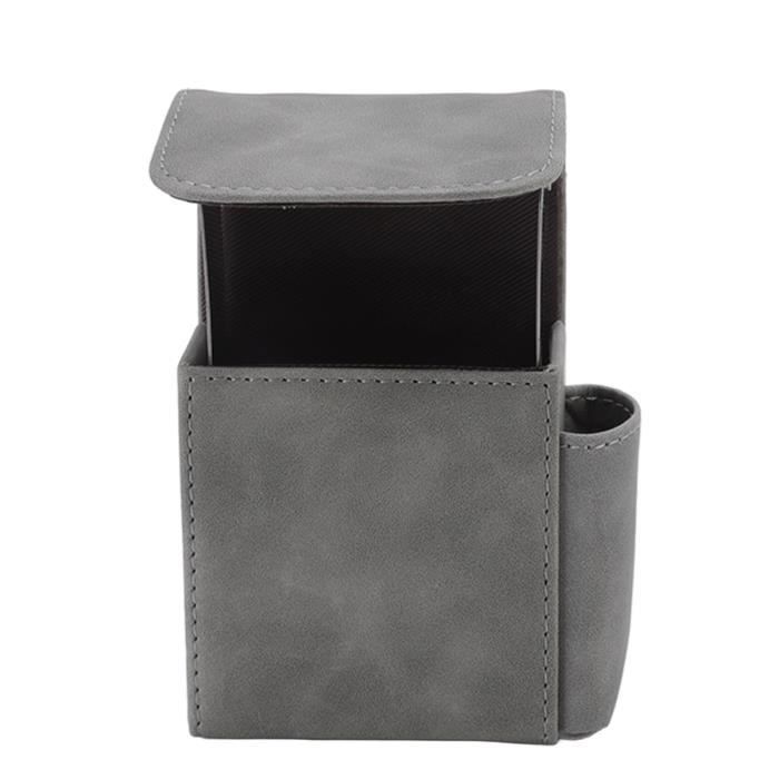 Porte-stylo Avec Porte-clés - En Cuir PU - Clip Portable Pour Sac Ou Poche - Petit Et Pratique Pour Bureau, Réunions - Cadeau Utile
