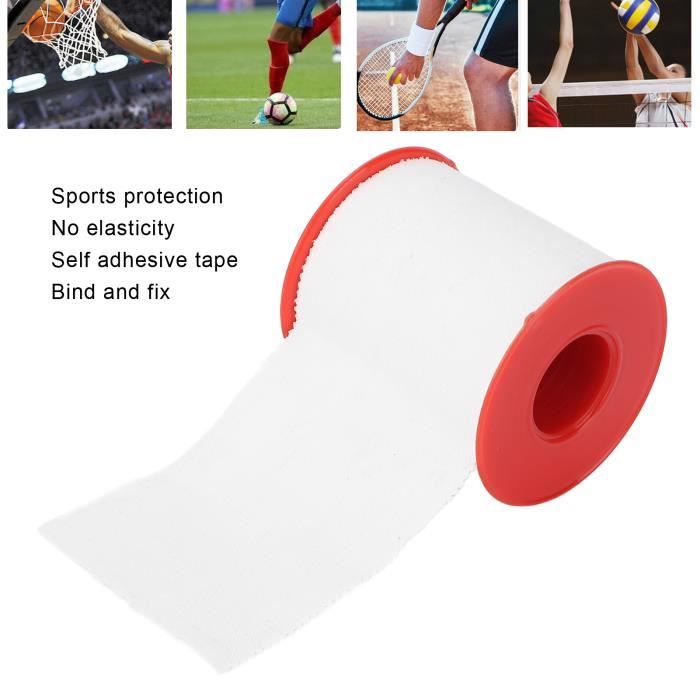 Bandage élastique Auto-adhésif - 5 Cm X 4,5 M - Noir - Pour Genoux, Chevilles, Poignets - Respirant, Hypoallergénique - 14