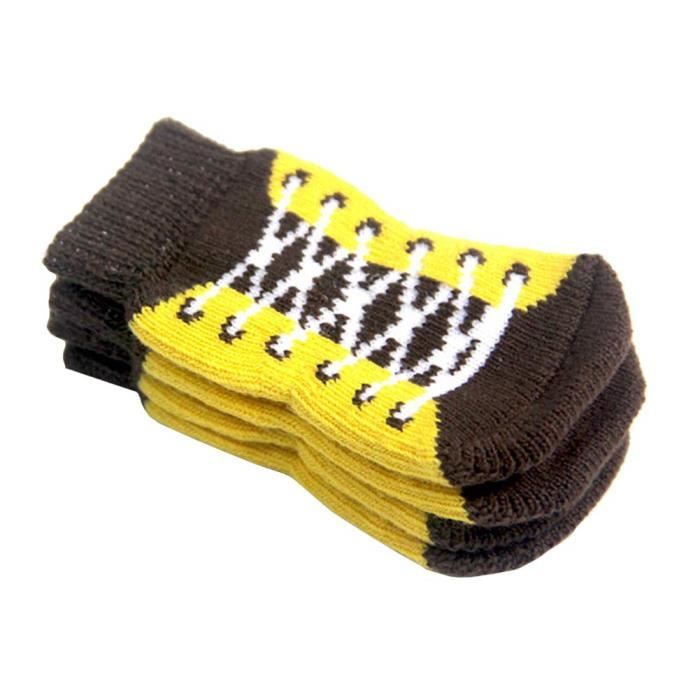 Chaussettes De Chien Chat Doux Et Chaud Chaussettes Tricotees Patte De Protection Pour Animaux De Compagnie En Automne Et Hive M3526 Cdiscount