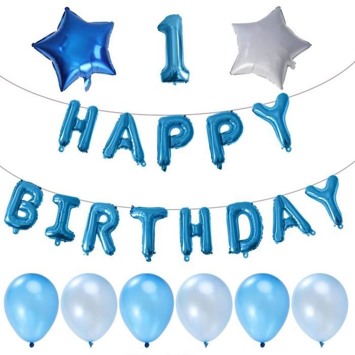 Bebe 1er Anniversaire Balloon Set Joyeux Anniversaire Ballon Banniere Set Fete D Anniversaire Decoration Fournitures Bleu 8011 Cdiscount Maison Bebe 1er Anniversaire Balloon Set Joyeux Anniversaire Ballon Banniere Set Fete D Anniversaire Decoration Fournitures Bleu 8011 Cdiscount Maison