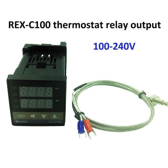 Thermostat Intelligent WiFi XY-WT04W – Contrôle à Distance, Plage -99 à 999°C, Thermocouple Type K