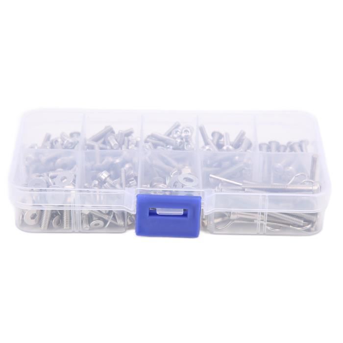 Kit De Vis RC 522 Pièces Universel – Acier Inoxydable Pour Traxxas, Axial, 1/8 Et 1/10