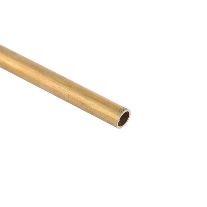 Tube Laiton Creux Rond - Ø 38mm, épaisseur 1mm, Longueur 500mm, état Dur, Pour Modélisme, Bricolage, Usinage - 5