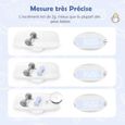 DREAMADE Pèse-Bébé Électronique avec Affichage LED, Échelle 60CM, Fonction Tare, Max 30KG, pour Nouveau-Nés et Animaux Domestiques-1