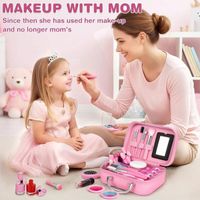 Kit Maquillage Enfant 31 Pièces Non Toxique Et Lavable - Cadeau Fille 3-8 Ans
