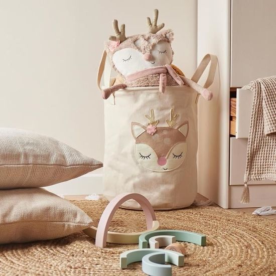 Bieco Panier a Linge Bebe Chevreuil Ella Paniers a Linge Laundry Basket Corbeille a Linge Pliable Panier Linge Panier a S265 Cdiscount Maison