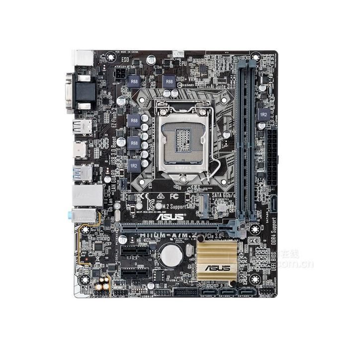 Carte mère ASUS Intel H110 LGA 1151 2xDDR4 32GB Micro