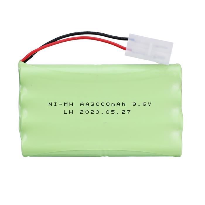 Batterie NIMH 7.2 v 3000mah pour jouets RC, voiture, réservoirs, Trains,  Robot bateau, pistolet, Ni-MH