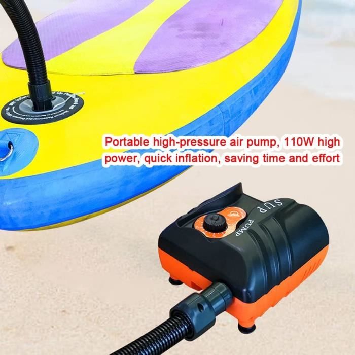 Gonfleur d'air haute pression pour bateau Intelligent Pompe gonflable  portable Outdoor Paddle Board Inflator