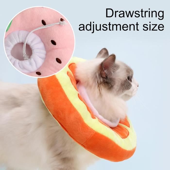 Collerette pour Chat - Réglable - Doux - Confortable - Anti Léchage ...