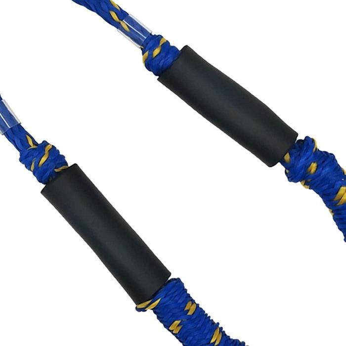 Lot De 2 Cordes D'amarrage élastiques Pour Bateau - 4 Pieds Extensibles à 5 Pieds, Crochets Inclus