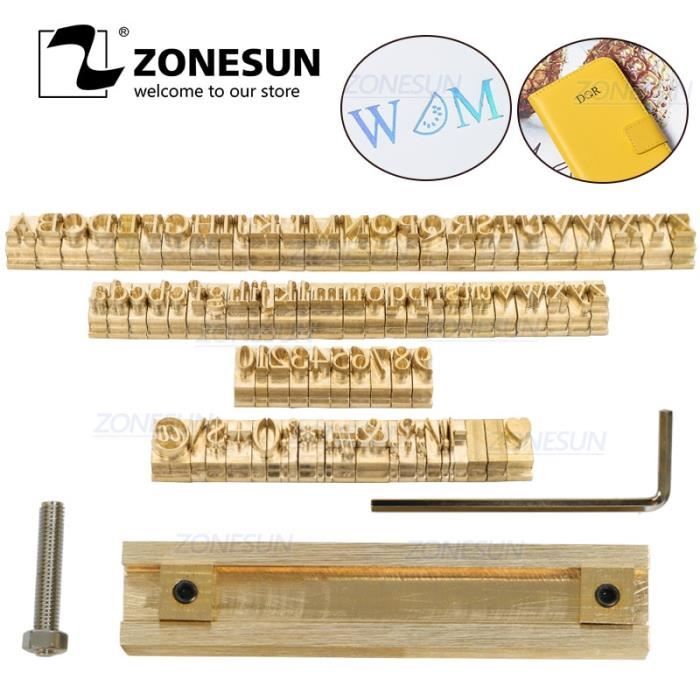 Set De 6 Outils à Estamper Le Cuir - Outils Marquage Cuir Pour Gravure, Sellerie Et Artisanat Créatif