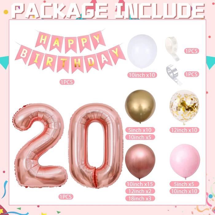 Kit Décoration Anniversaire Enfant - 50 Pièces : Ballons, Bannière, Décorations Gâteau - Thème Chasseurs