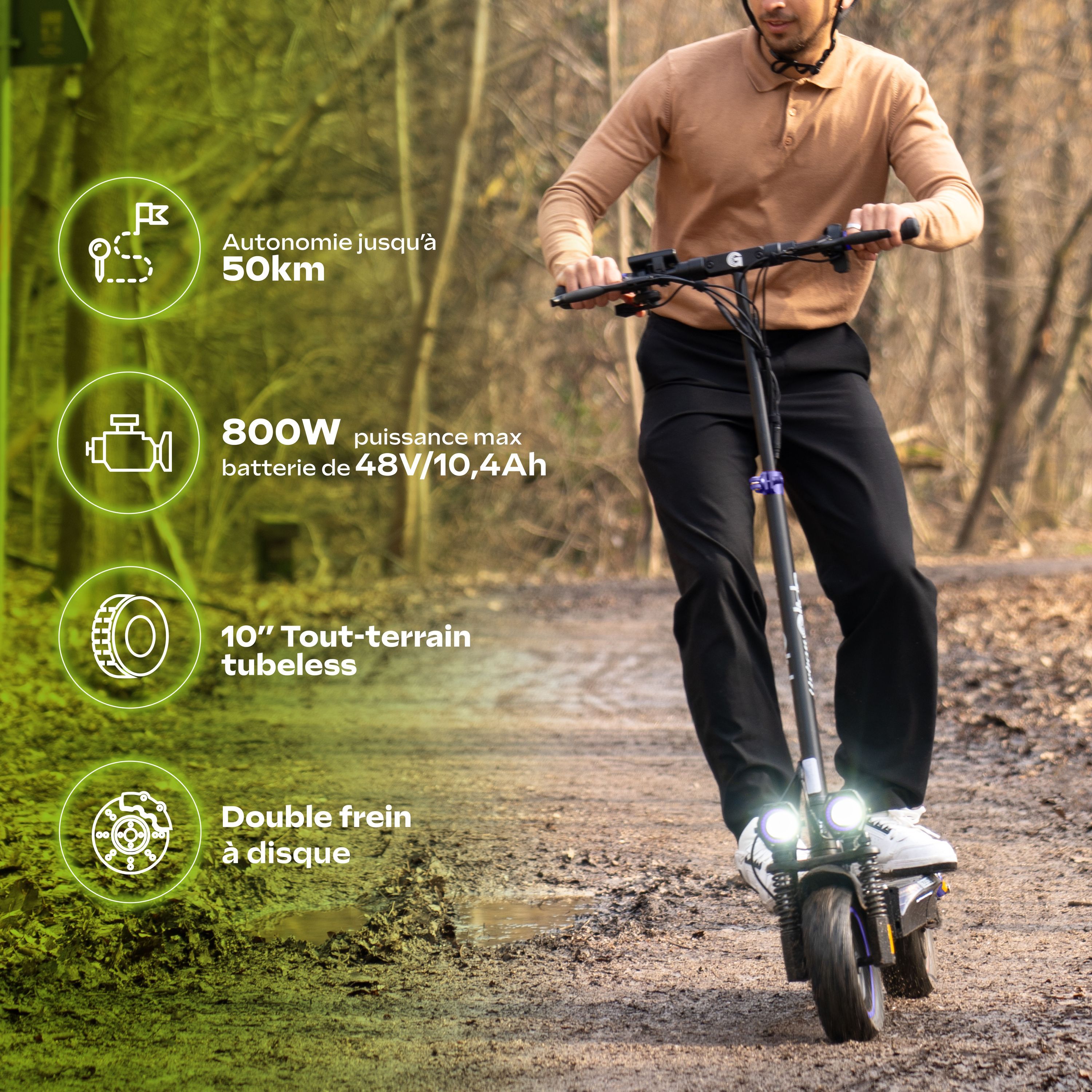 électrique URBANGLIDE ECROSS ONE 800 W Pneus 10 — free download