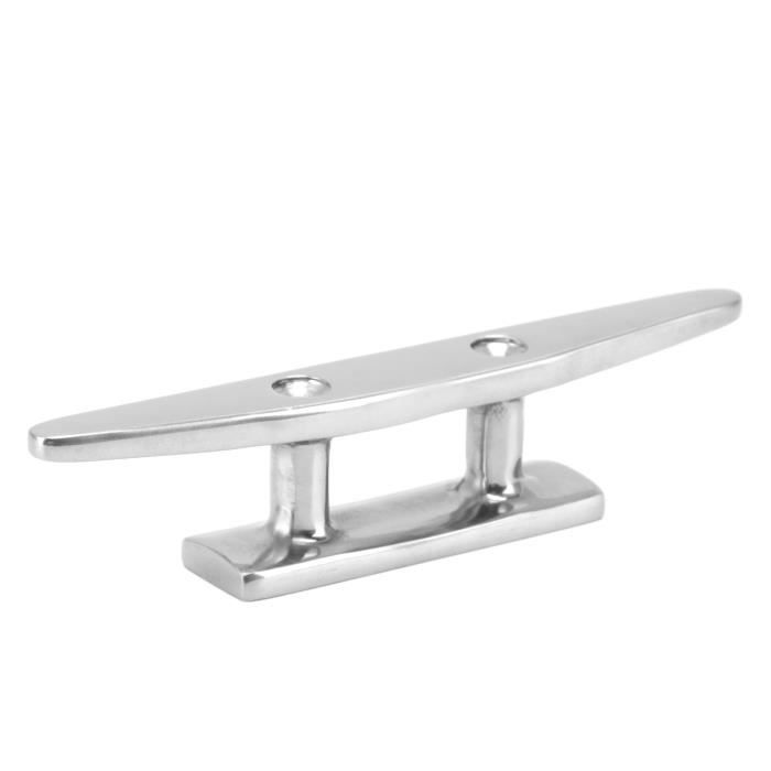 PRETYZOOM Lot De 4 Taquets Bateau En Acier Inoxydable 316 - 6.8 Cm Avec 8 Vis, Pour Quai, Stores, Décoration Nautique