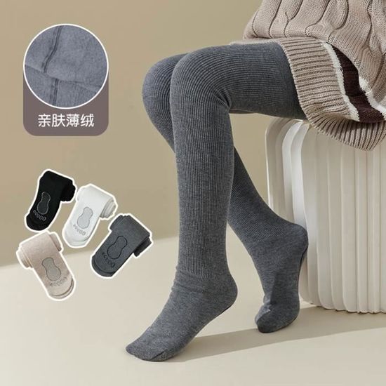 Collant Polaire Fille - Doublure Chaude - Taille Haute - Pour Hiver (5 à 20°C) - Taille 3-15 Ans - Opaque