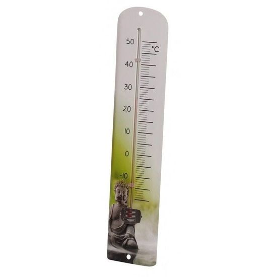 Thermomètre Décoratif Bécassine 'Il Fait Beau' – Métal 30cm – Neuf – Plaque Emaillee
