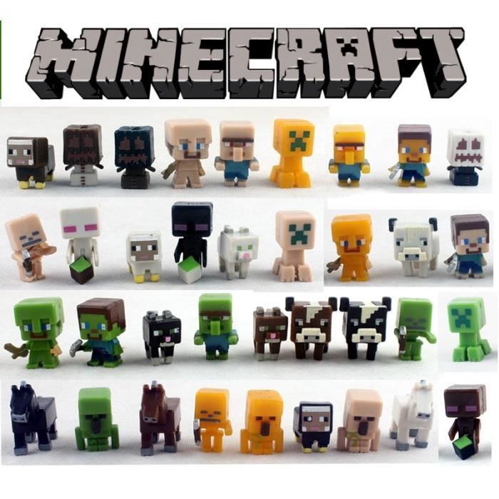 29pcs/set Minecraft Bloc Jouets Figurines Brique Jouet Enfants