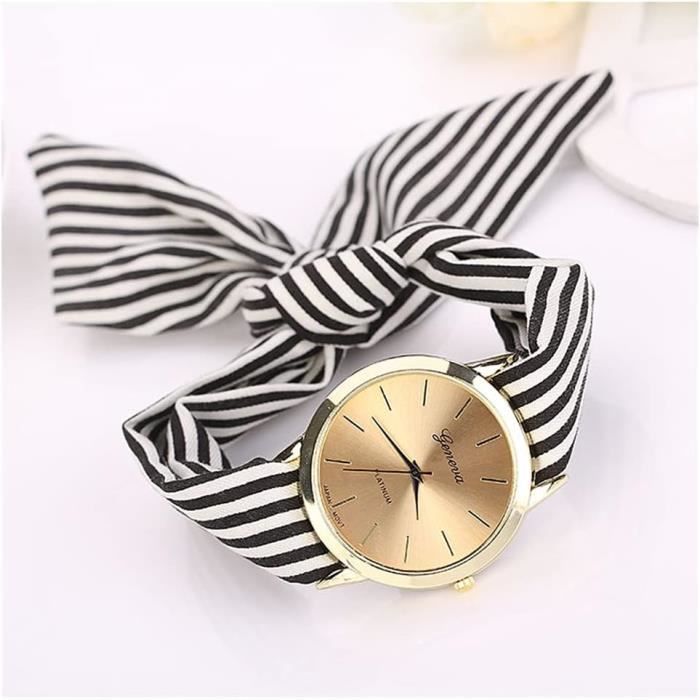 Montre bracelet tissu femme store