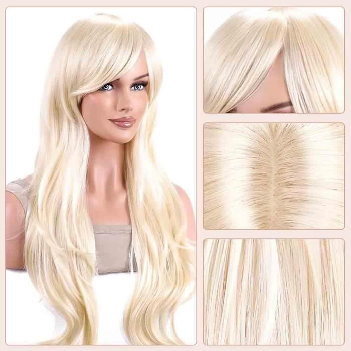 Longue Perruque Droite Perruque Barbie Femme Perruque Femme Naturelle Perruques Synthetiques Perruque Blonde Femme Longu n3184 Cdiscount Au quotidien