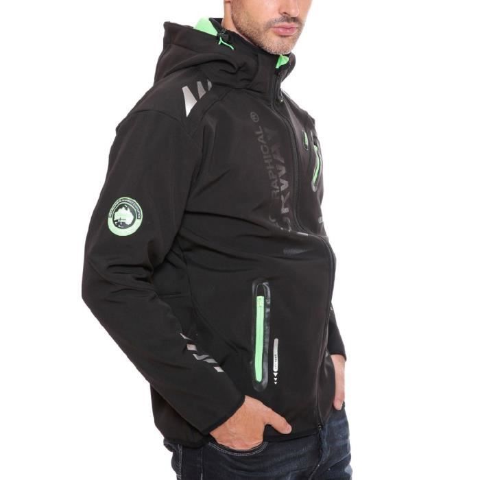 Softshell Homme Geographical Norway Rainman Noir Multisport Adulte Homme Noir Cdiscount Sport