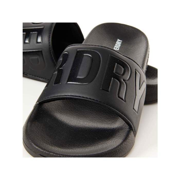 Claquettes Noir Femme Superdry Core Slide Cdiscount Sport