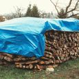Bâche à bûches TERRE JARDIN - 70g/m2 - 2 x 8 m - Protection bois de chauffage - Polyvalente et résistante-3