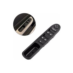 Bouton De Commande De Lève-vitre Pour PEUGEOT 307 - Référence OE 6554KT - Noir - Neuf D'origine (Allemagne)