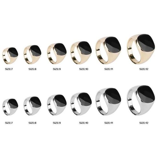 Bague de luxe 21mm pour homme cadeau Anneau Bijoux Blanc Achat