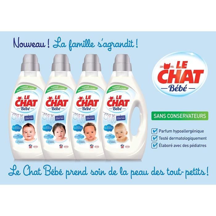 Lessive Liquide Bébé Le Chat chez Auchan (04/03