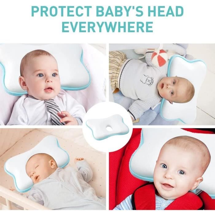 Oreiller bébé déformation tête plate, oreiller bébé anti