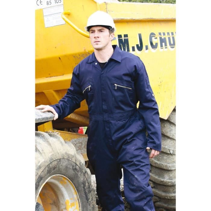 Combinaison de travail DICKIES Redhawk Bleu marine Fermeture eclair metal Multipoches Cdiscount Bricolage