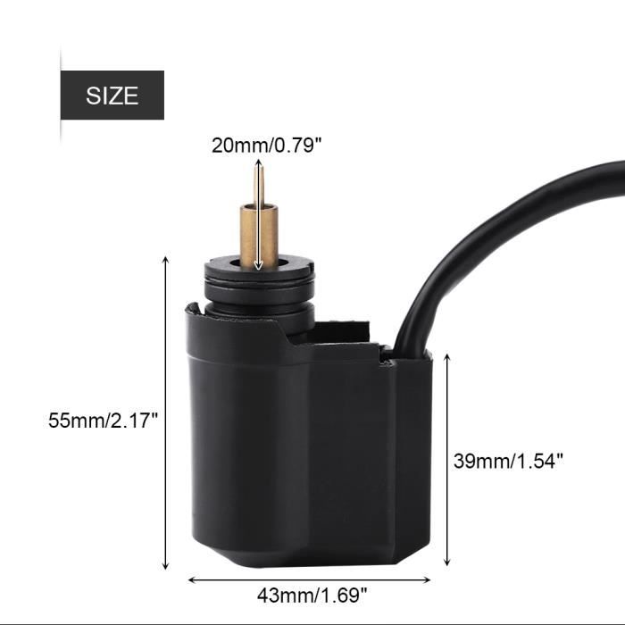 Démarreur Automatique Carburateur Starter Électrique De Carburateur Aramox - Démarrage Automatique Froid - Pour Scooter 50cc 4T Carburateur Gurtner