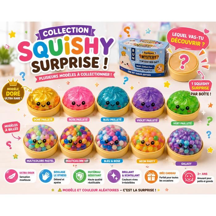 Lot De 3 Squishy Dumpling Surprise Jouets Sensoriels Souples lot-de-3-squishy-dumpling-surprise-jouets-sensoriels-souples