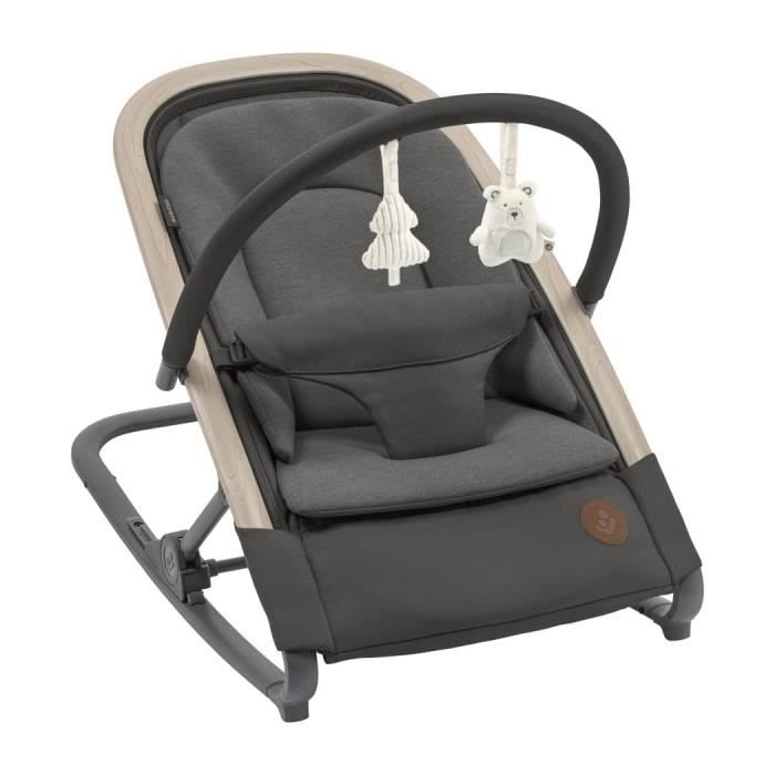 MAXI COSI Transat ALBA tout-en-un, berceau, évolutif chaise haute (kit  vendu séparément), Graphite, de la naissance à 3 ans