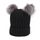 Bonnet femme pompon fourrure